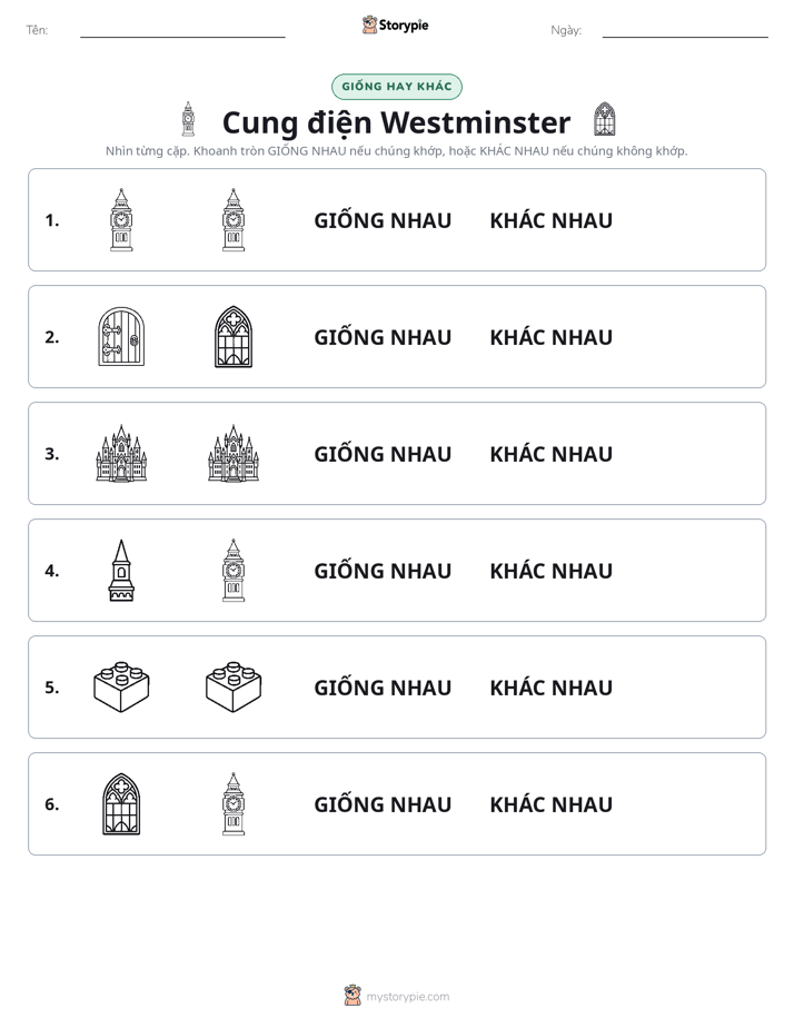 Giống Hay Khác