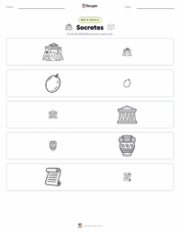 Socrates printable worksheet preview
