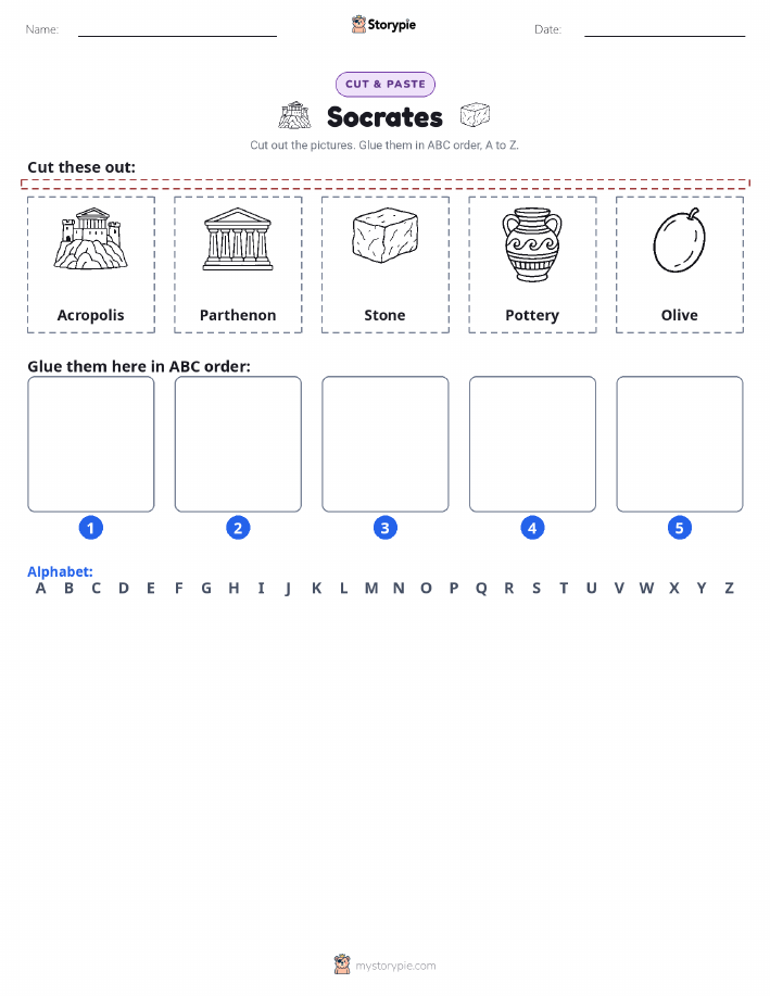 Cut & Paste Alphabet