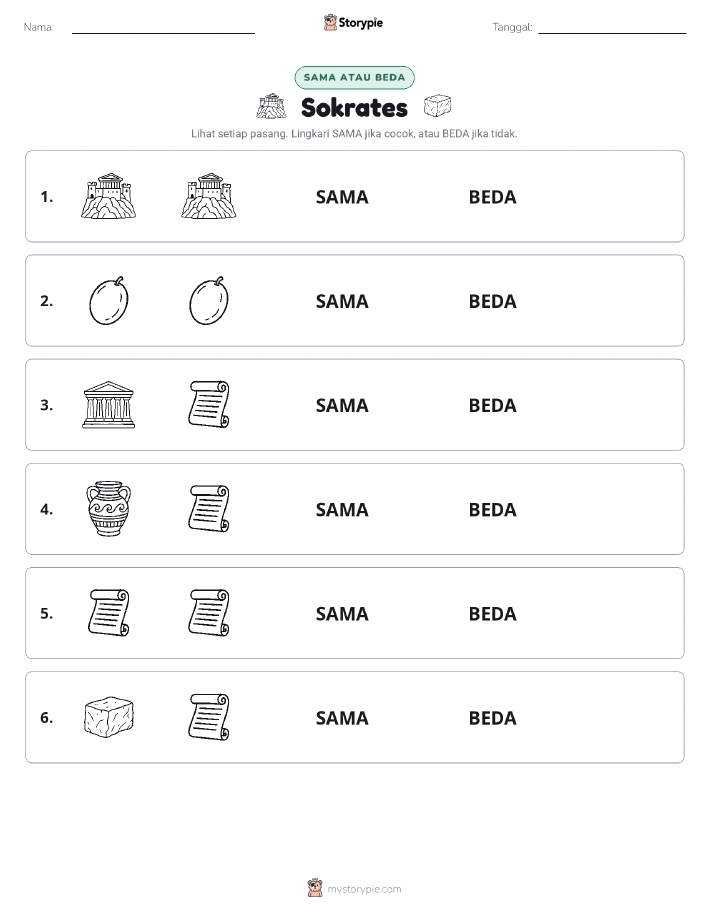 Sama atau Berbeda