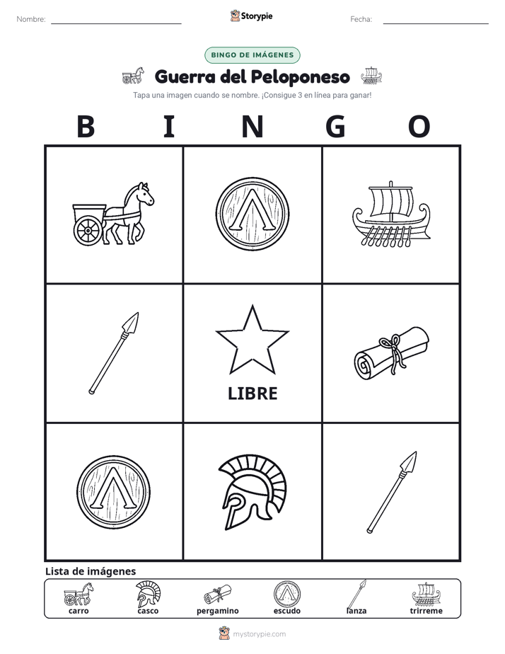Bingo de Imágenes