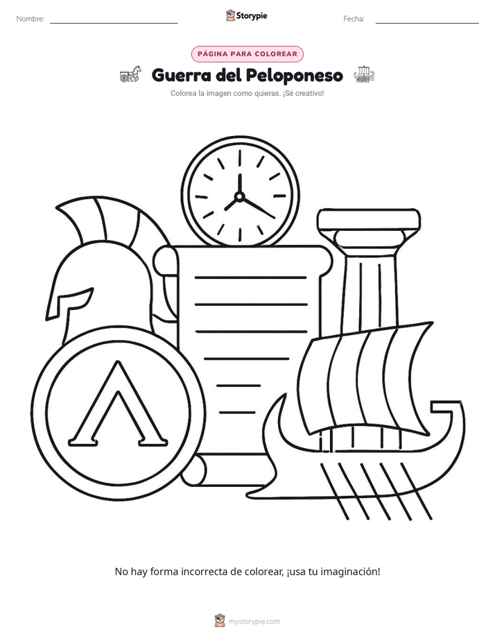 Página para Colorear