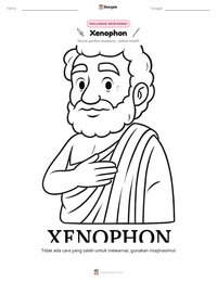 Prabaca lembar kerja cetak Xenophon