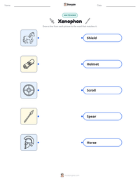 Xenophon printable worksheet preview