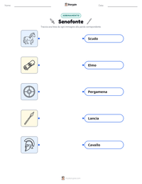 Anteprima della scheda stampabile di Senofonte