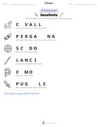 Anteprima della scheda stampabile di Senofonte