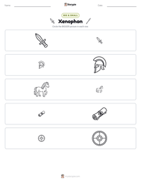 Xenophon printable worksheet preview