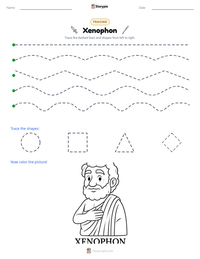 Xenophon printable worksheet preview