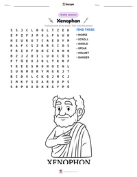 Xenophon printable worksheet preview