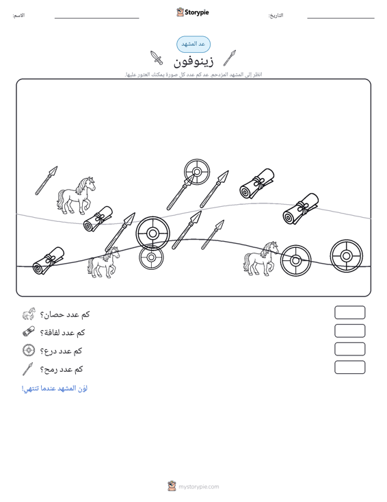مشهد العد