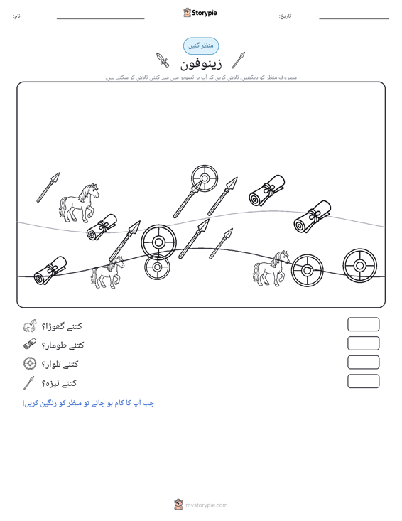 گنتی کا منظر