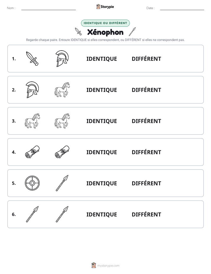 Identique ou Différent