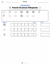 Podgląd drukowalnego arkusza ćwiczeń Chrystus Odkupiciel