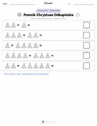 Podgląd drukowalnego arkusza ćwiczeń Chrystus Odkupiciel