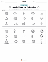 Podgląd drukowalnego arkusza ćwiczeń Chrystus Odkupiciel
