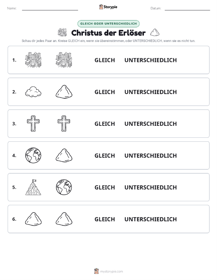 Gleich oder Anders