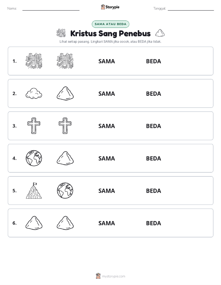 Sama atau Berbeda