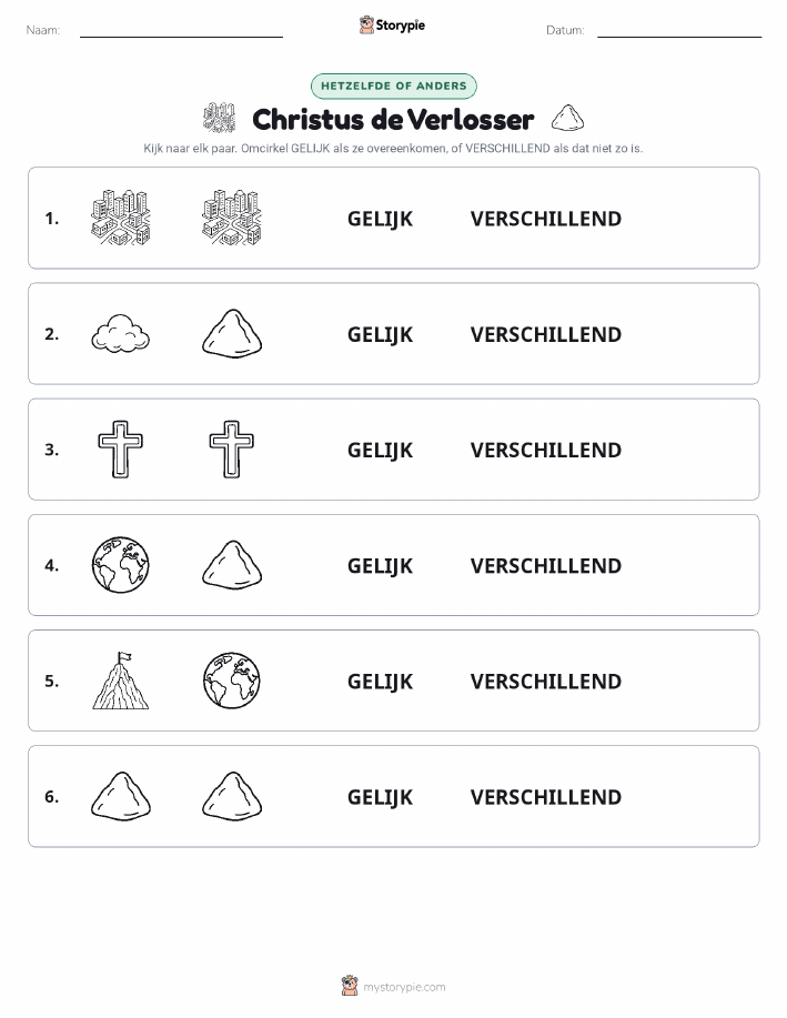 Zelfde of Verschillend