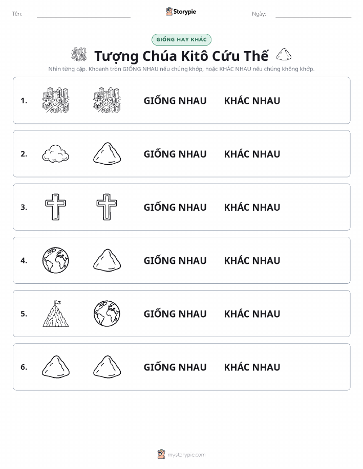 Giống Hay Khác