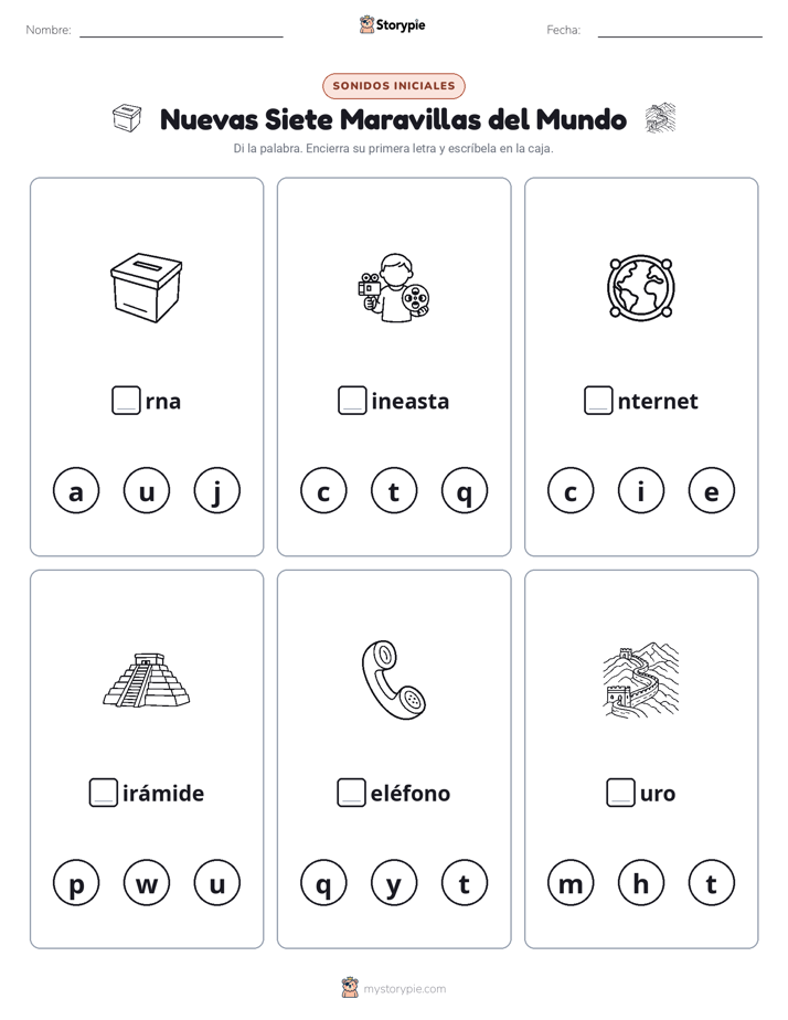 Sonidos Iniciales