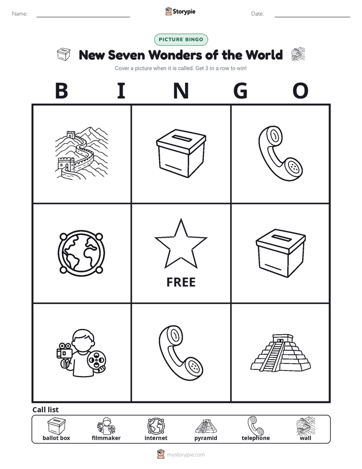 Picture Bingo