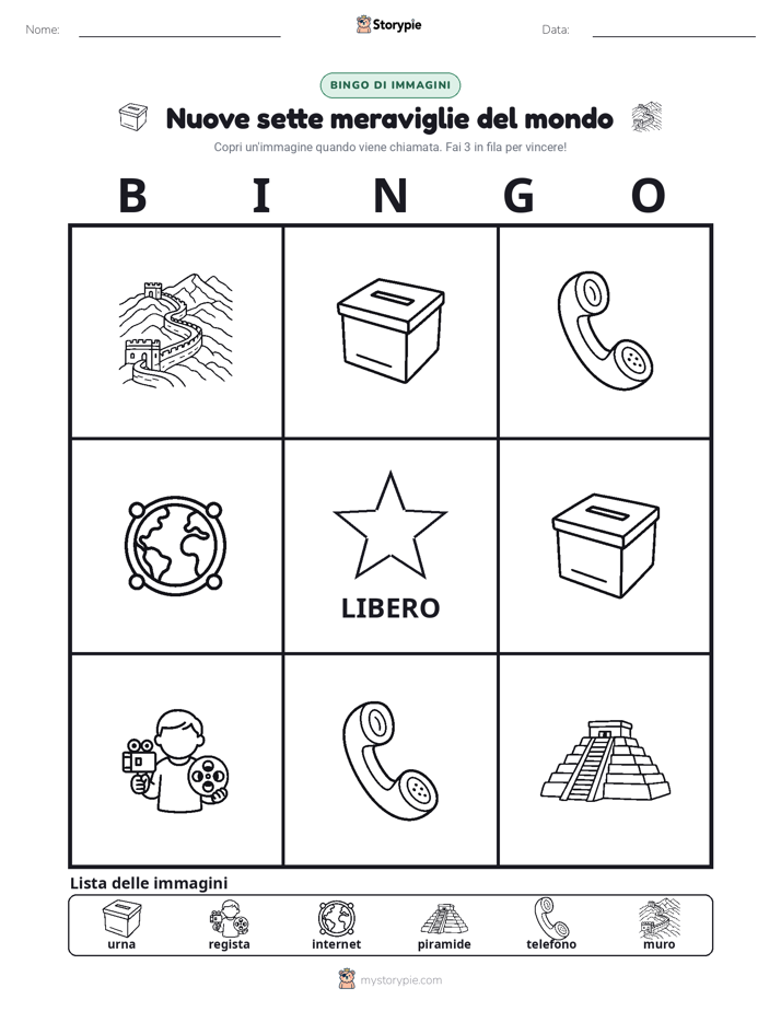Bingo delle Immagini