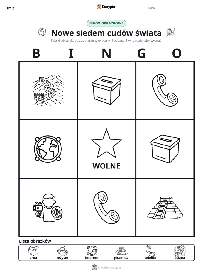 Bingo obrazkowe