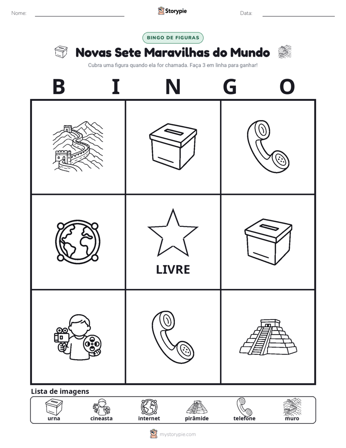 Bingo de Imagens