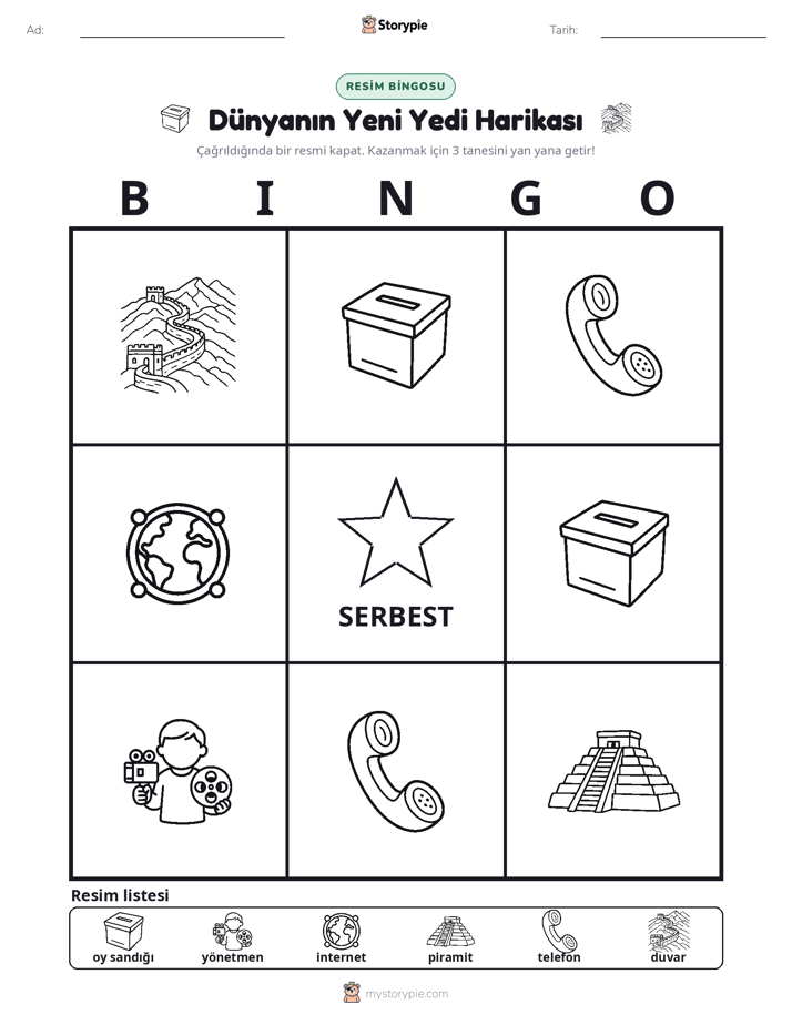 Resim Bingo
