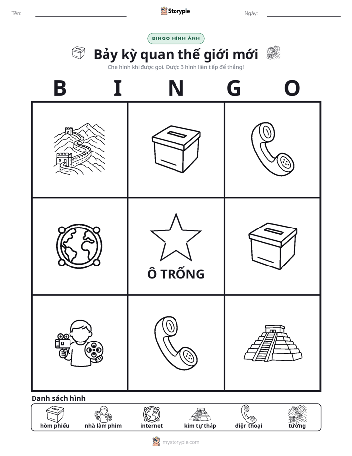 Bingo Hình Ảnh