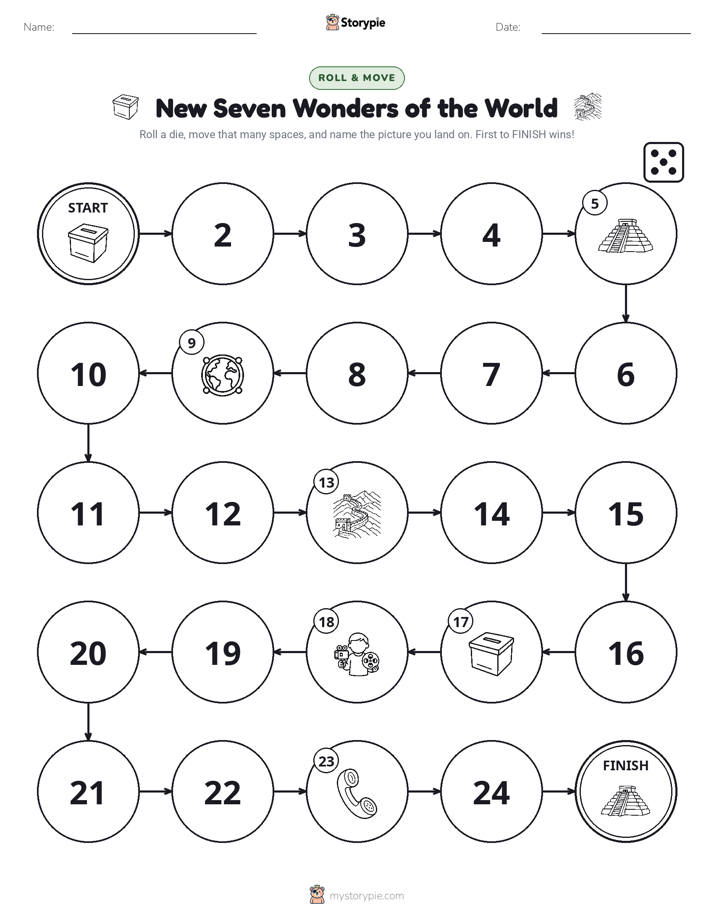 Roll & Move Game