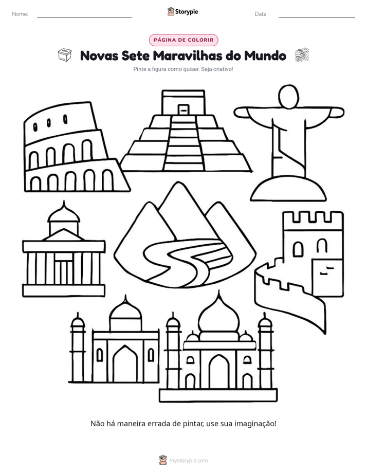 Página para colorir