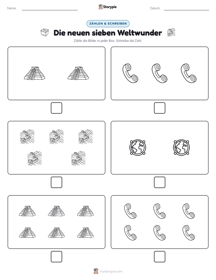 Zählen & Schreiben
