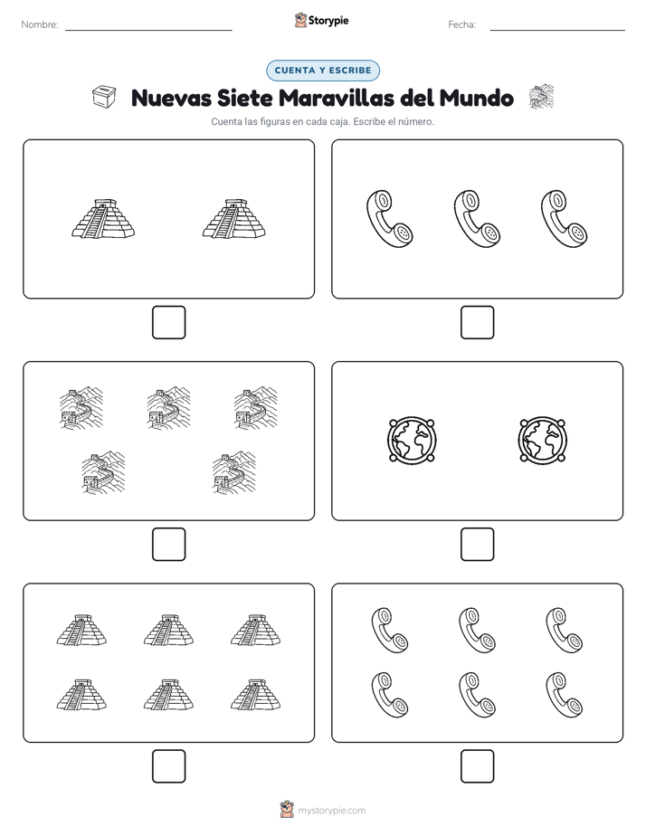 Cuenta y Escribe
