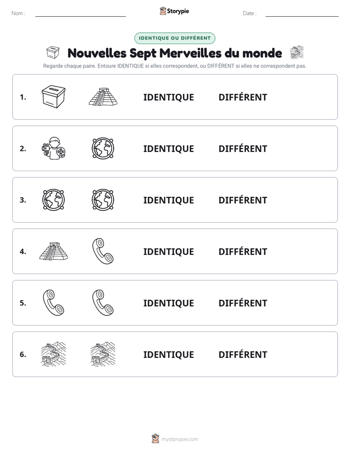 Identique ou Différent