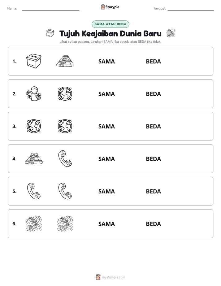 Sama atau Berbeda