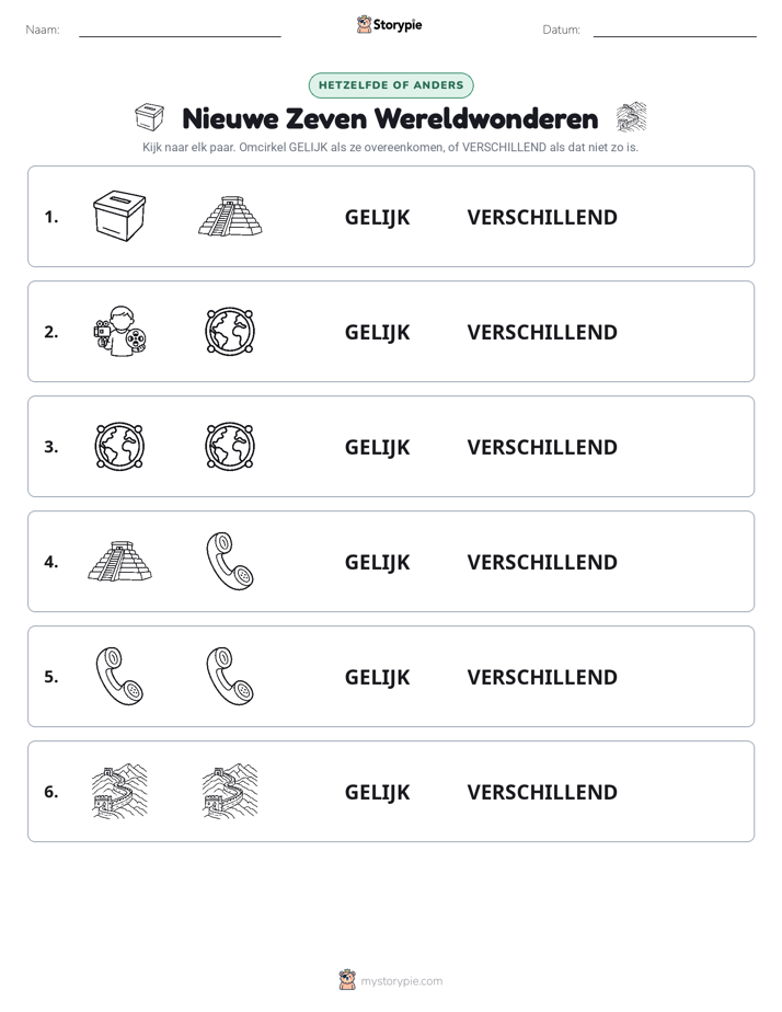 Zelfde of Verschillend