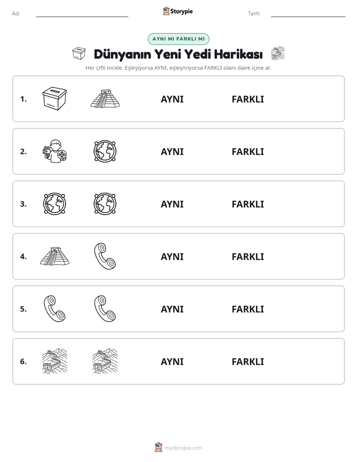 Aynı mı Farklı mı