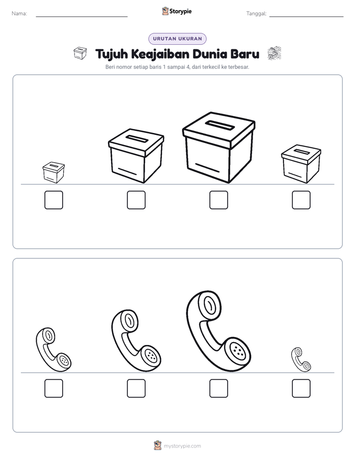 Urutan Ukuran