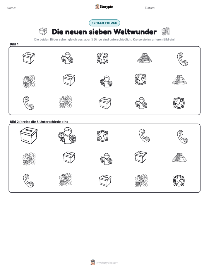 Finde den Unterschied