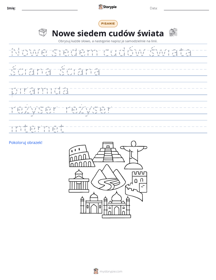 Ćwiczenie Pisania