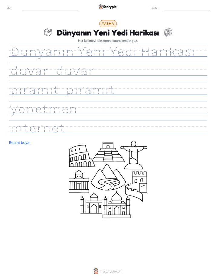 Yazma Pratiği