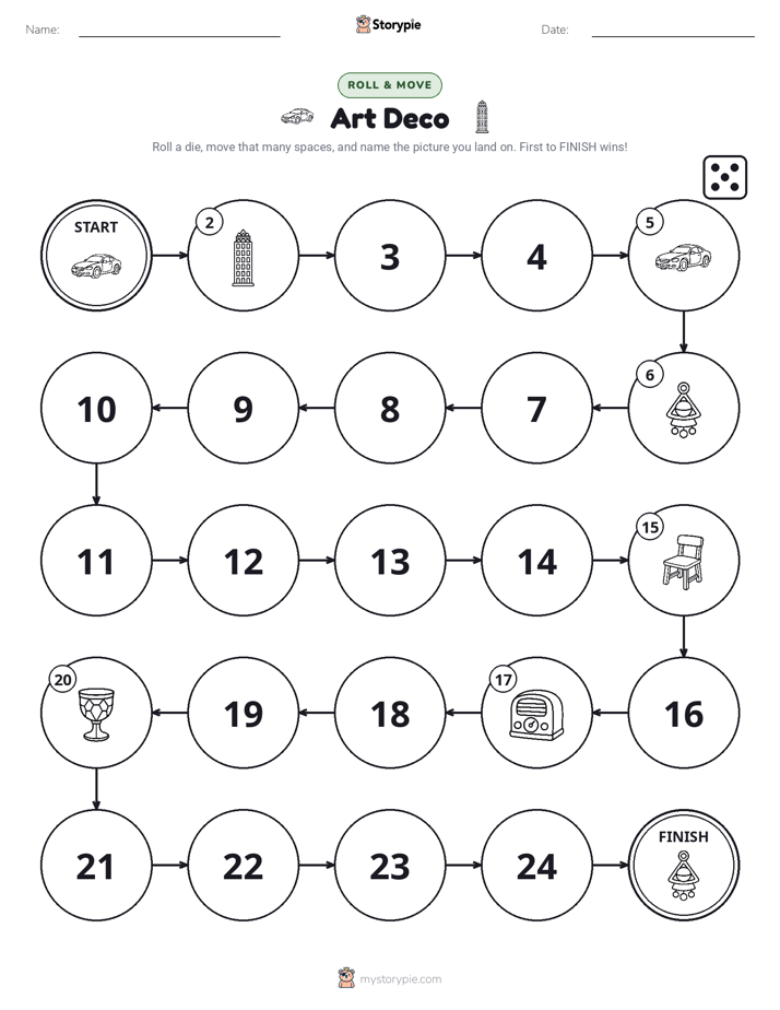 Roll & Move Game