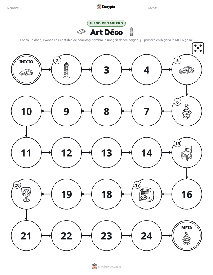 Juego de Rueda y Avanza