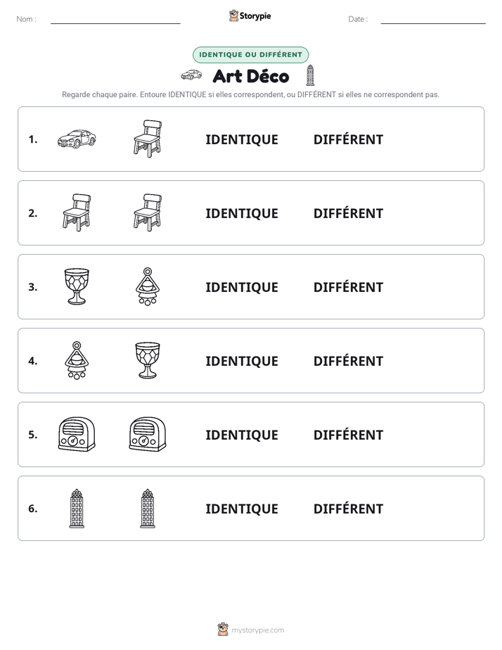 Identique ou Différent
