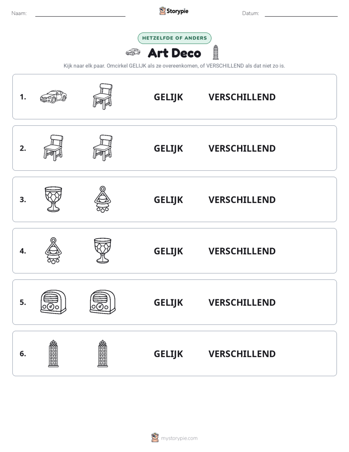 Zelfde of Verschillend