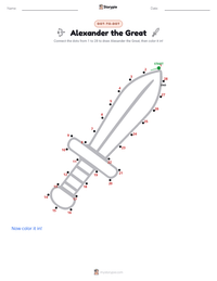 Alexander the Great printable worksheet preview