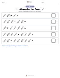 Alexander the Great printable worksheet preview