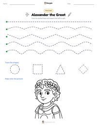 Alexander the Great printable worksheet preview
