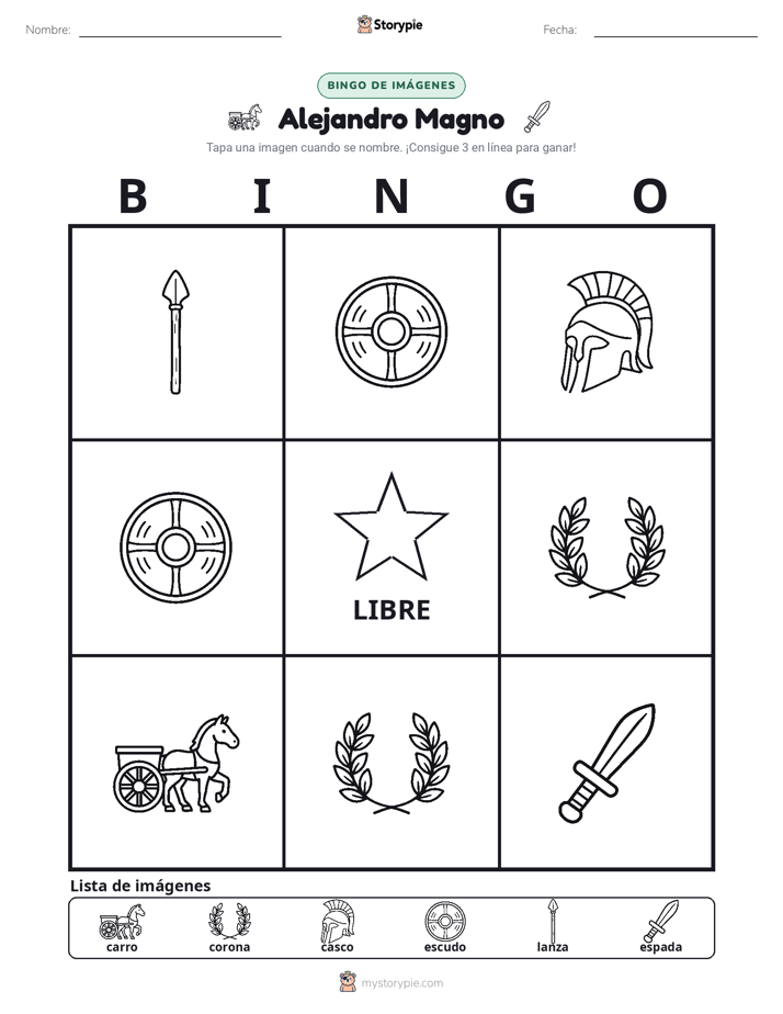 Bingo de Imágenes